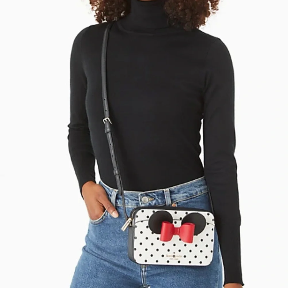 disney x kate spade new york other minnie mouse camera bag - Picture 5 of 16